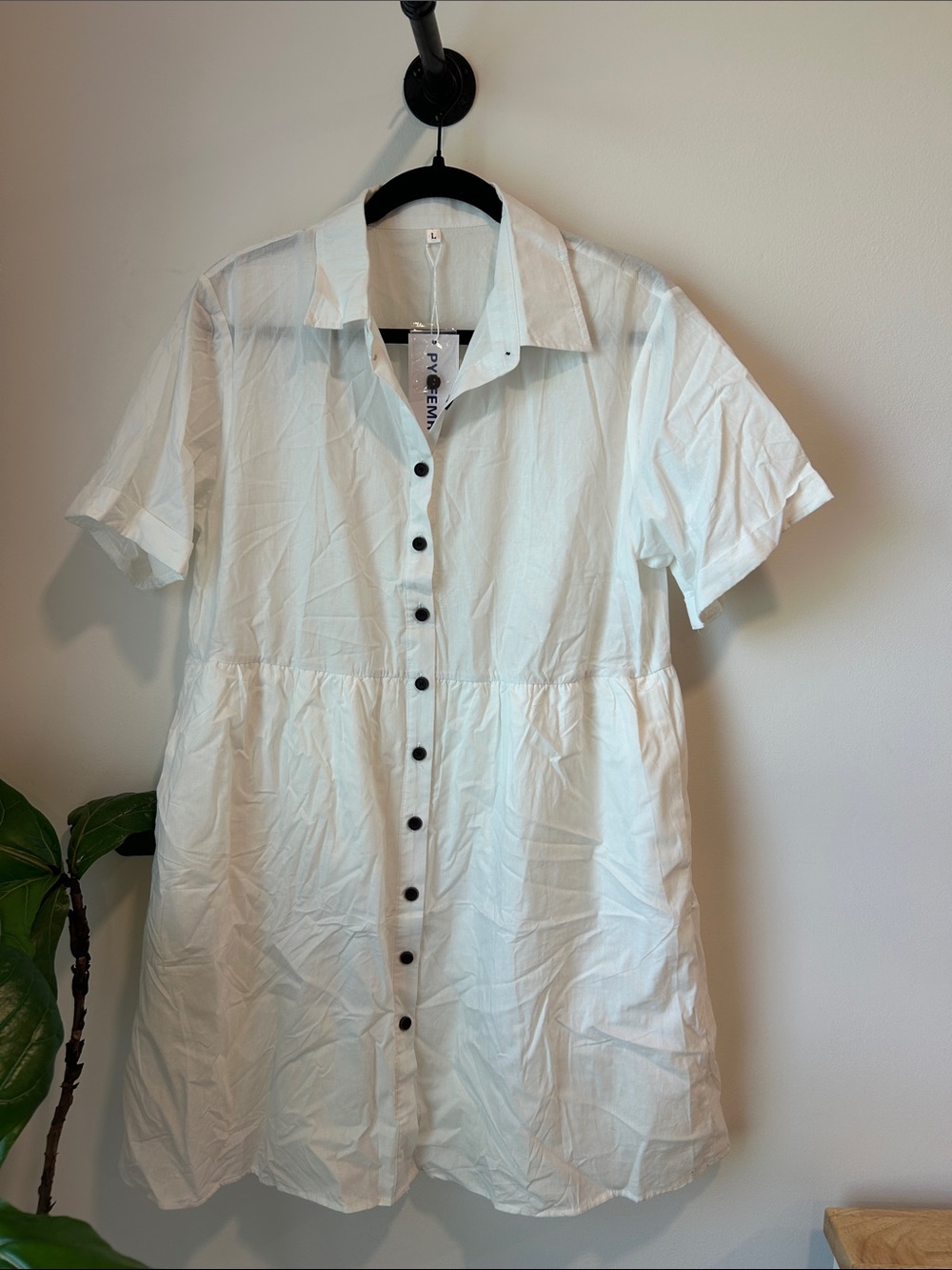 PYGFEMR White Babydoll dress
